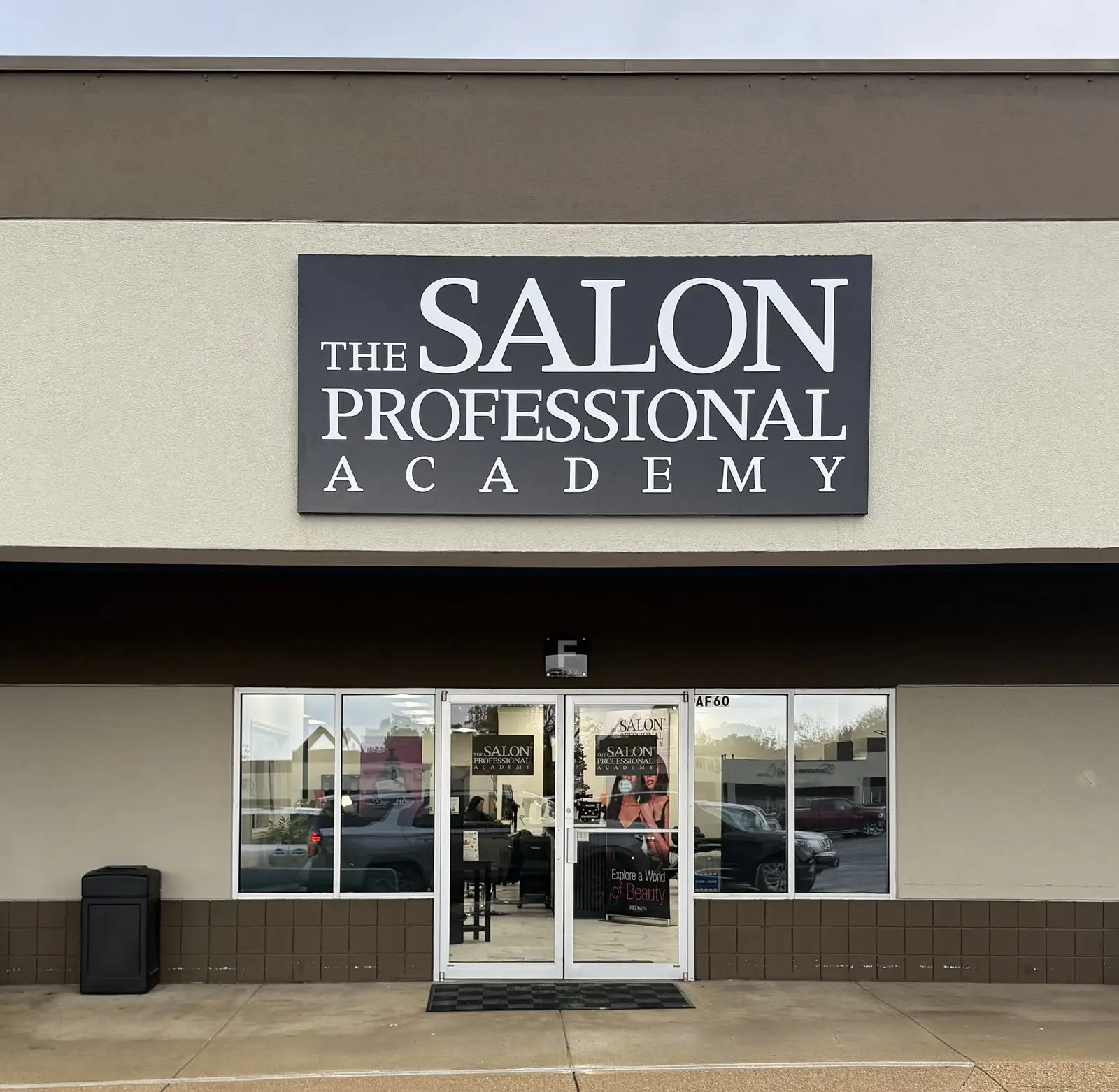 Dimensional letters installed for The Salon Professional Academy