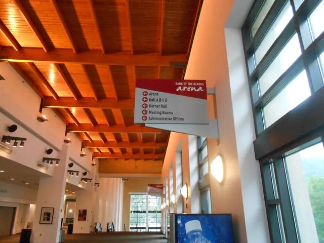 Hot Springs Convention Center - Interior & Wayfinding by Seiz Sign Company