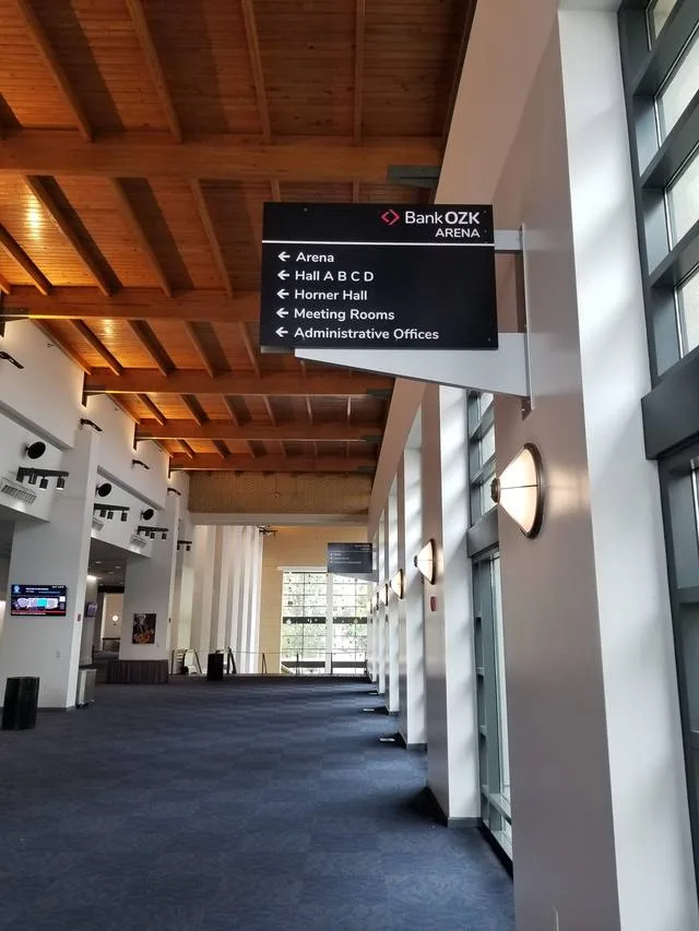Bank OZK Arena - Interior & Wayfinding by Seiz Sign Company