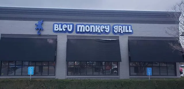 Bleu Monkey - Channel Letters by Seiz Sign Company