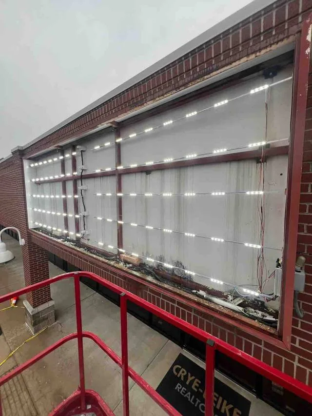 Crye-Leike sign in Arkansas after a UL-listed LED retrofit by Seiz Sign Company