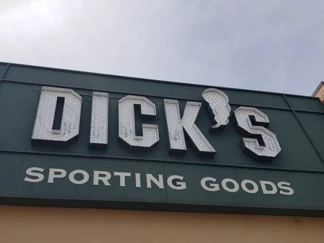 Dick's Sporting Goods sign in Arkansas after a UL-listed LED retrofit by Seiz Sign Company