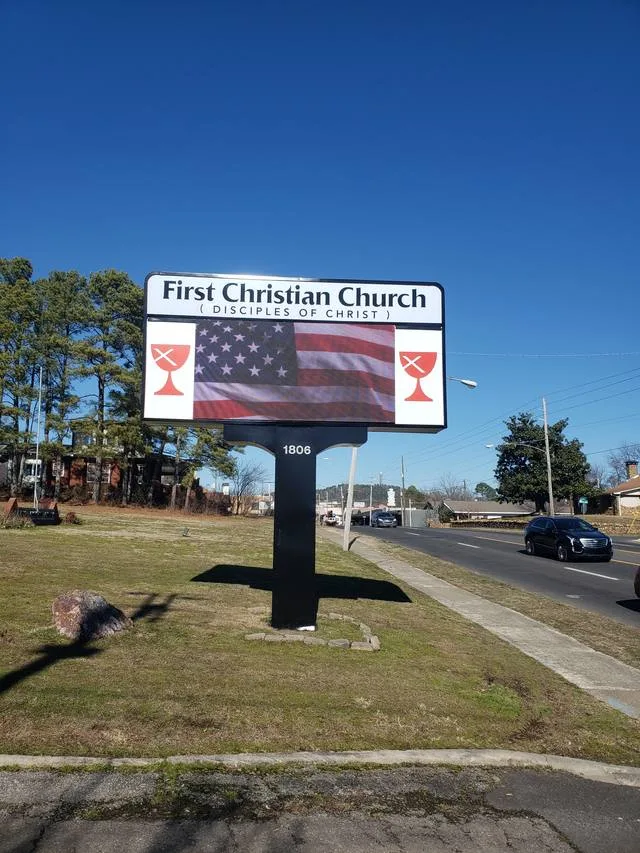 First Christian Church - Pole & Pylon Signs by Seiz Sign Company