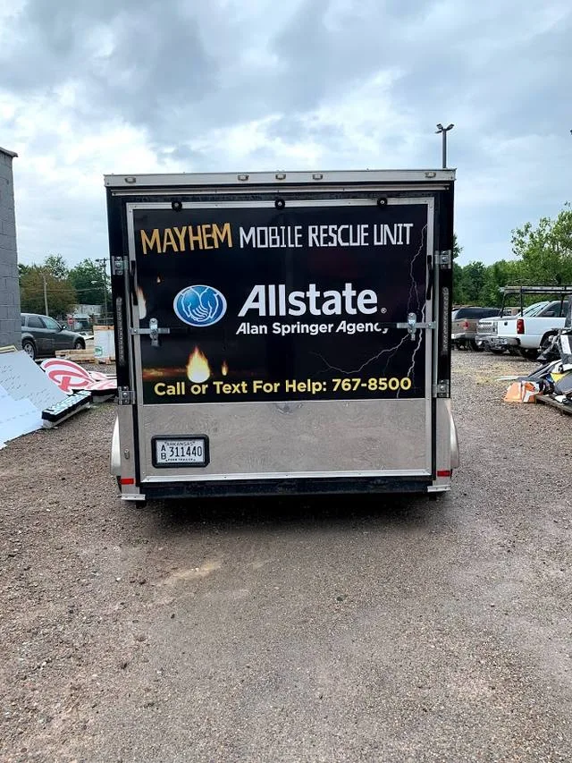 Rear Allstate - Vehicle Wraps & Graphics by Seiz Sign Company