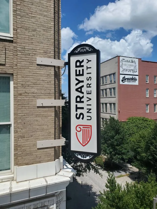 Strayer - Wall Signs by Seiz Sign Company